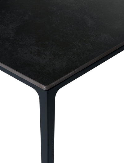 Miami Rectangular Stone Top Dining Table - Slate Grey – Julian Bowen, view 7