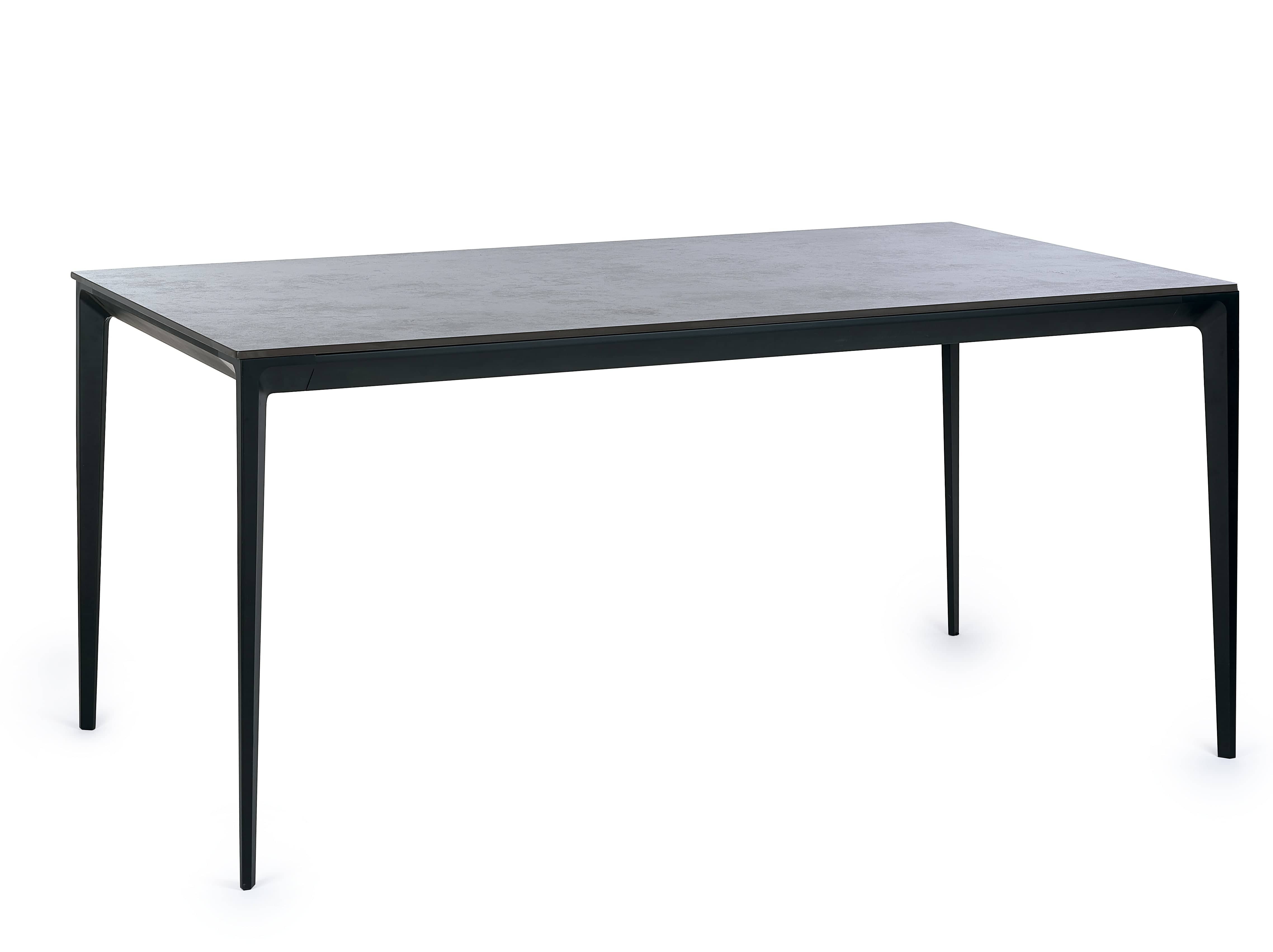 Miami Rectangular Stone Top Dining Table - Slate Grey – Julian Bowen