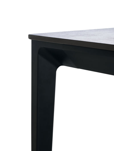 Miami Rectangular Stone Top Dining Table - Slate Grey – Julian Bowen, view 5