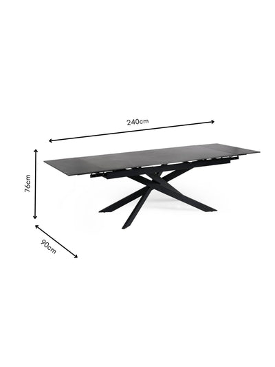 Osaka Extending Dining Table – Julian Bowen, view 11