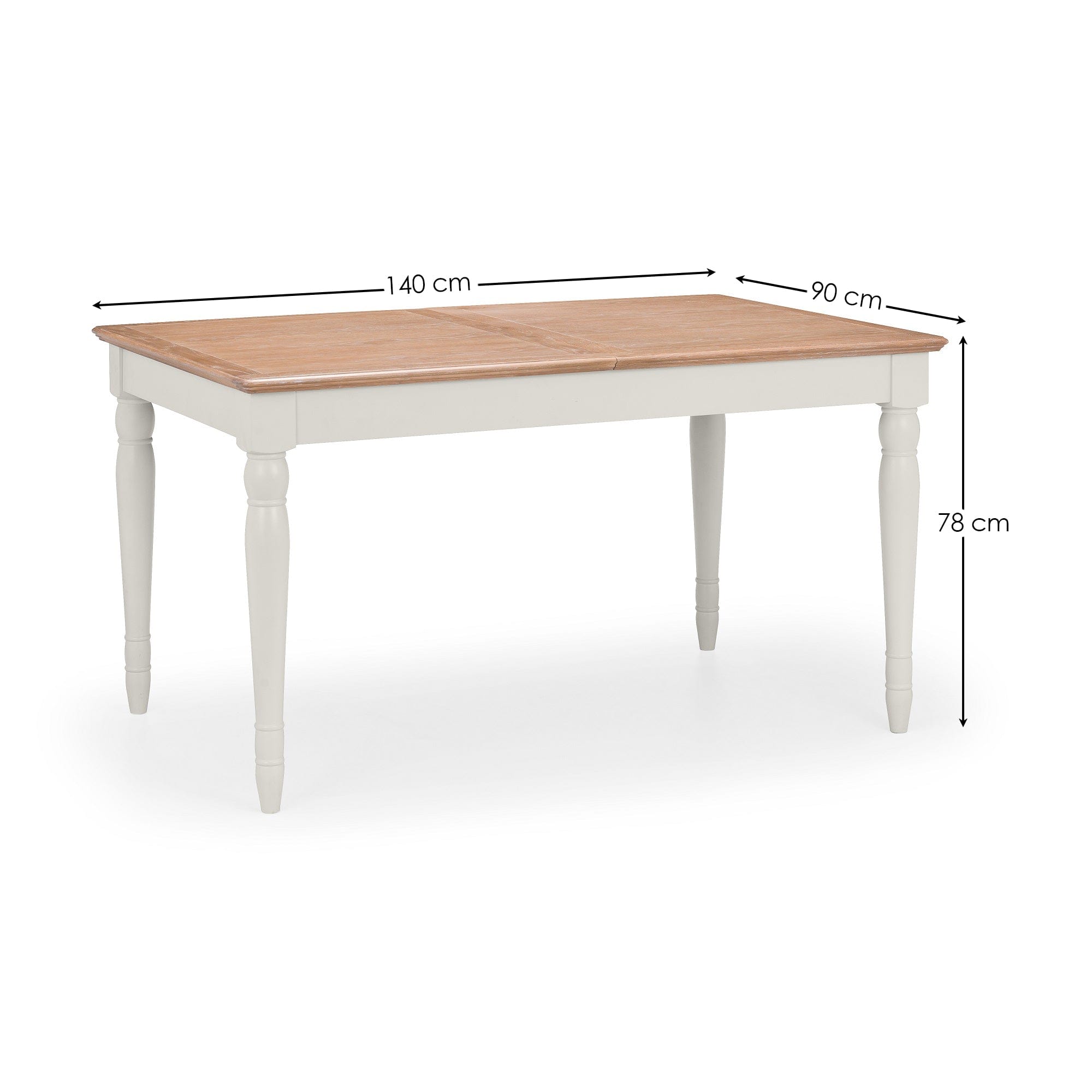 Provence Extending Dining Table – Julian Bowen, view 5
