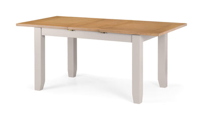 Richmond Extending Dining Table - Elephant Grey/Pale Oak – Julian Bowen