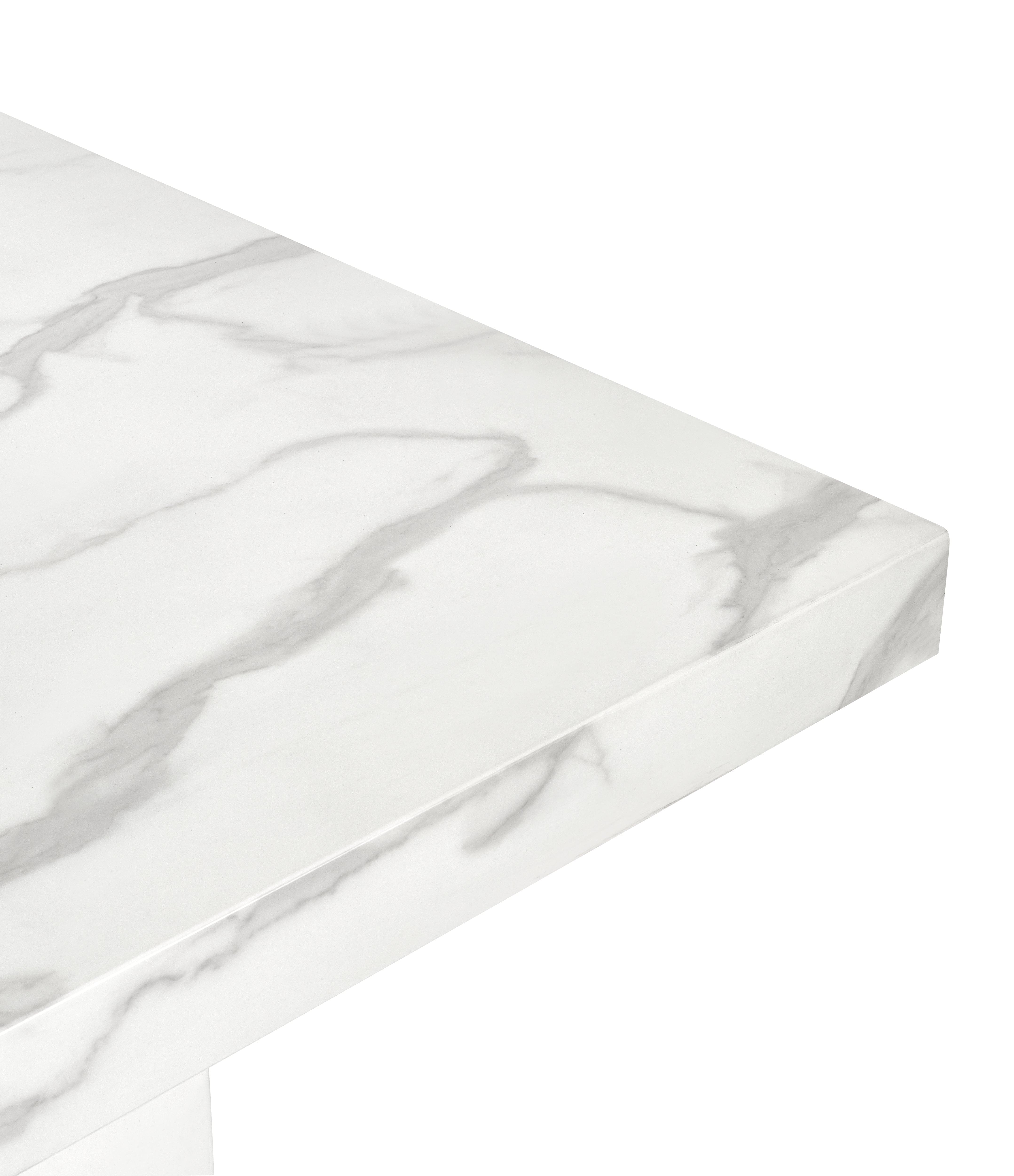 Rome Dining Table - White – Julian Bowen, view 4