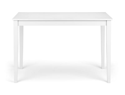 Taku Dining Table - Satin White – Julian Bowen, view 2