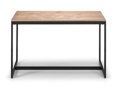 Tribeca Dining Table - Sonoma Oak – Julian Bowen, view 2