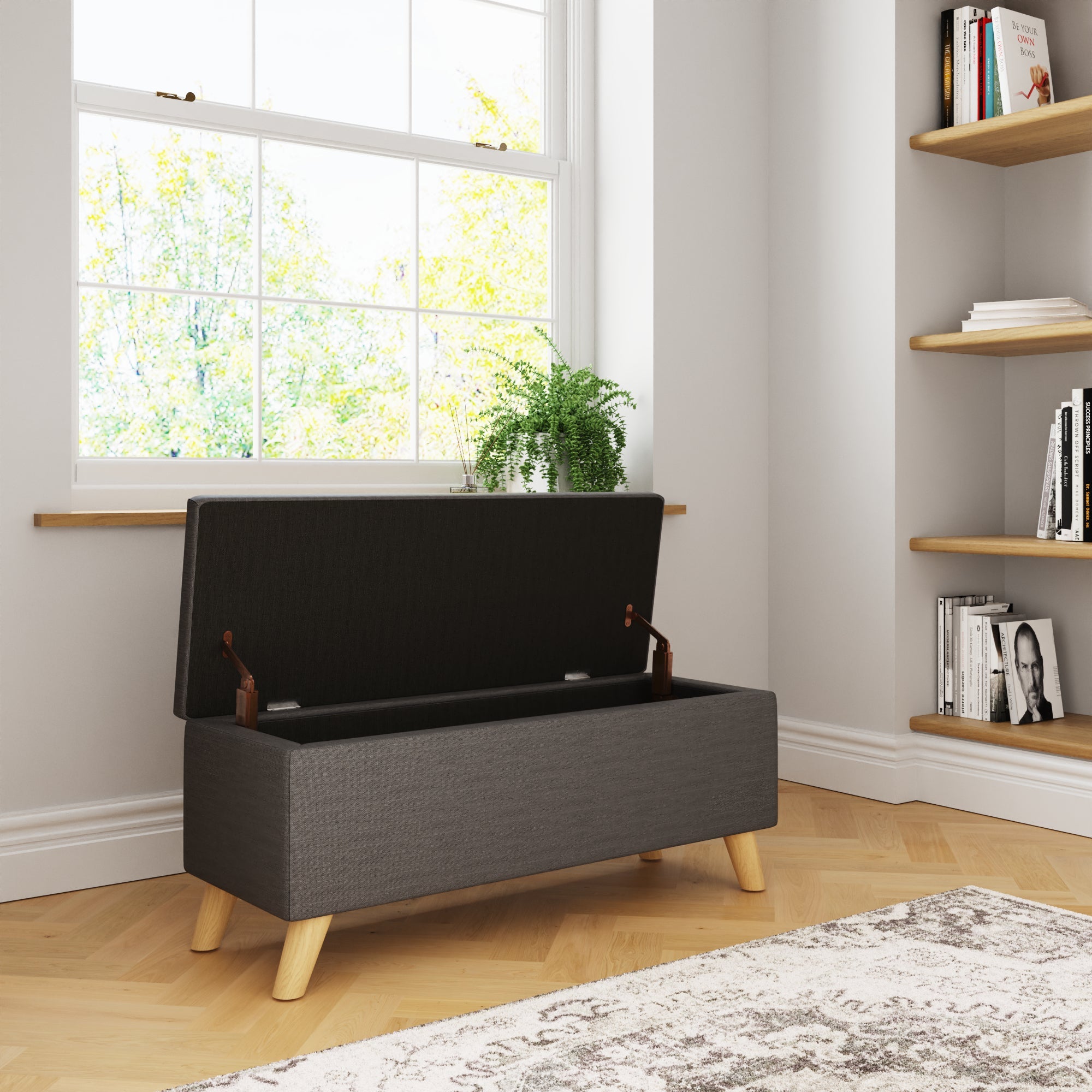 Secreto Ottoman Charcoal Grey – GFW, view 3