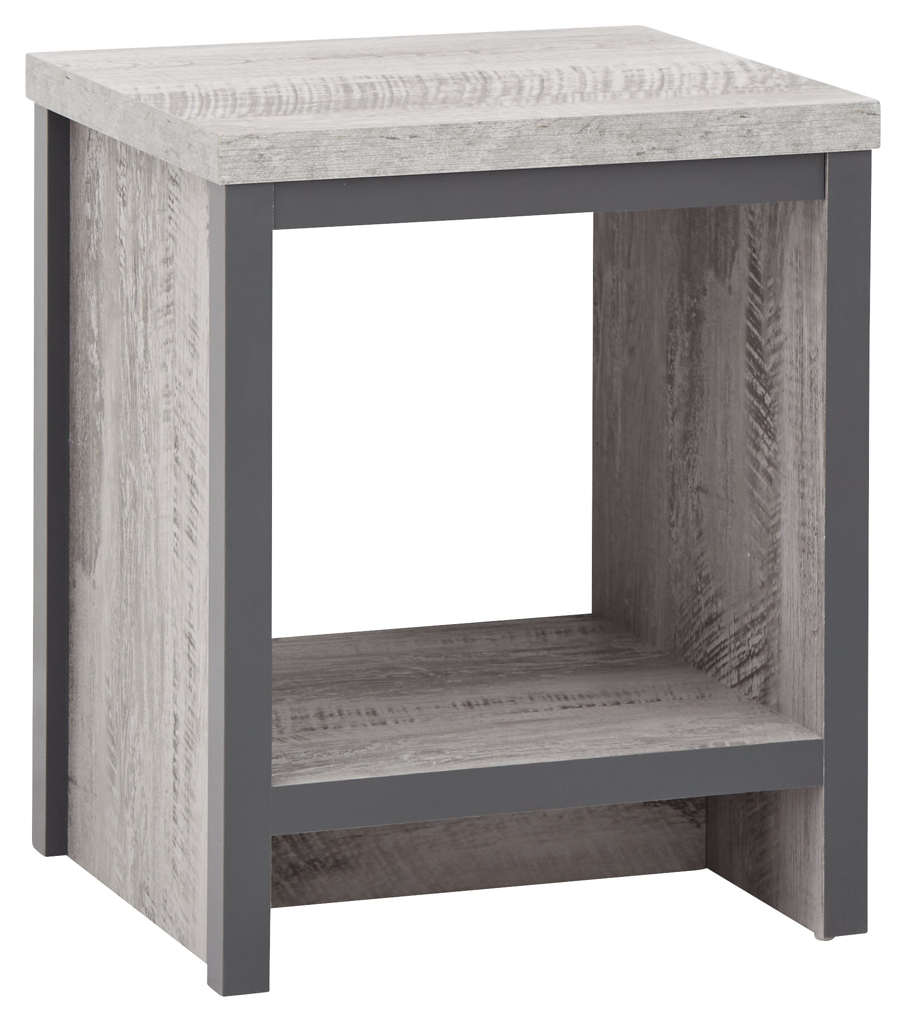 Boston Simple Lamp Table Grey – GFW