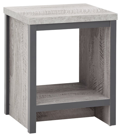 Boston Simple Lamp Table Grey – GFW