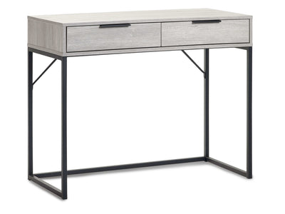 Bali 2 Drawer Dressing Table/Desk - Grey Oak – Julian Bowen