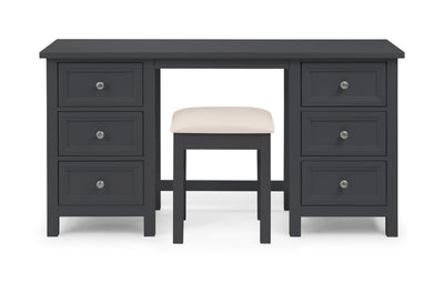 Julian Bowen Dressing Table Maine Dressing Table - Anthracite Bed Kings