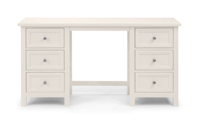 Maine Dressing Table - Surf White – Julian Bowen, view 4