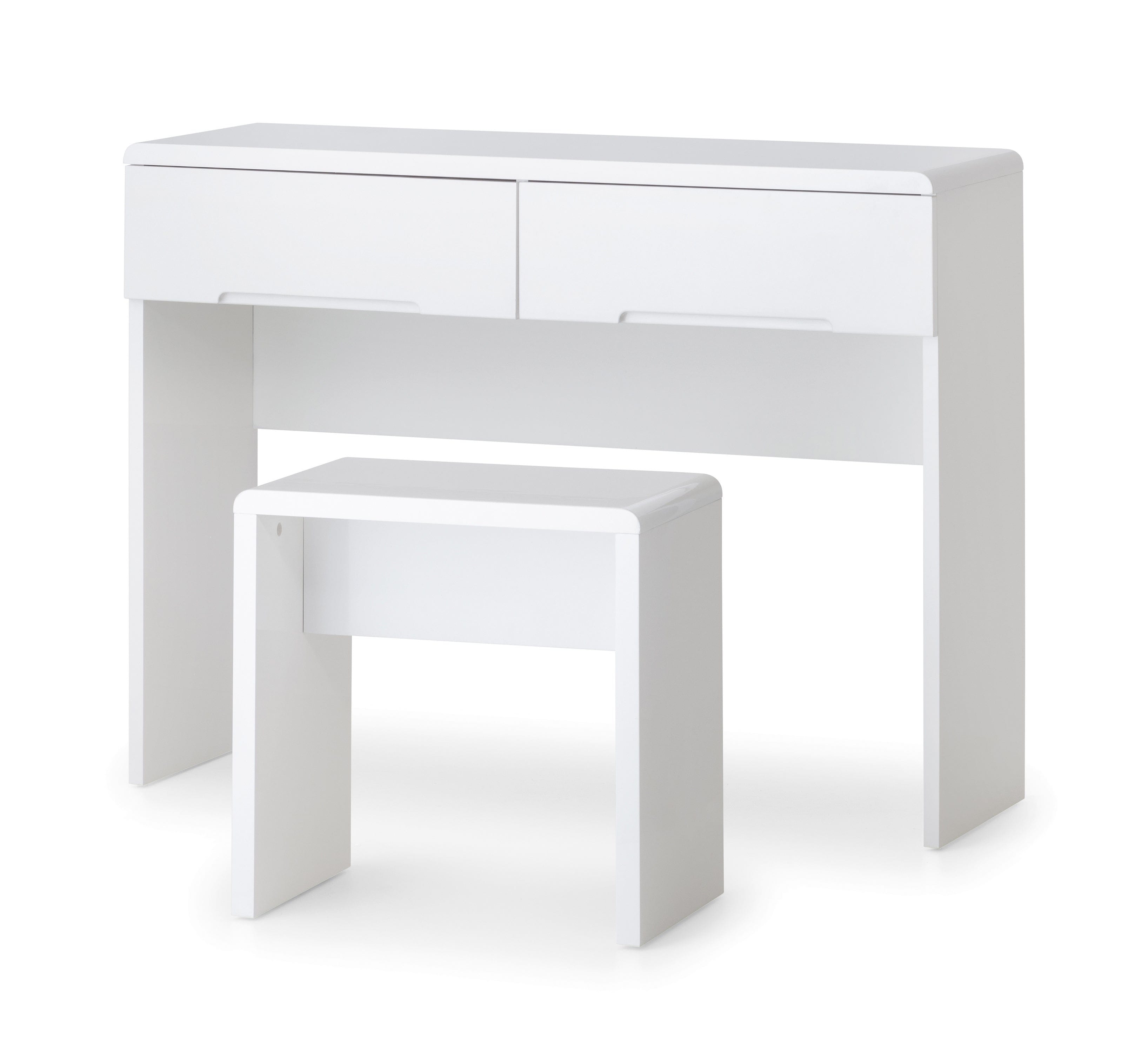 Manhattan Dressing Table With 2 Drawers – Julian Bowen, view 2