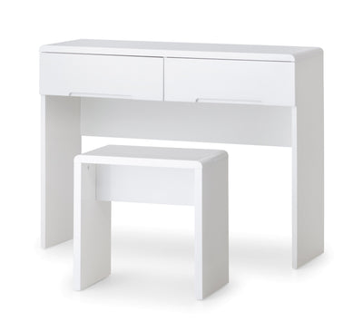 Manhattan Dressing Table With 2 Drawers – Julian Bowen, view 2