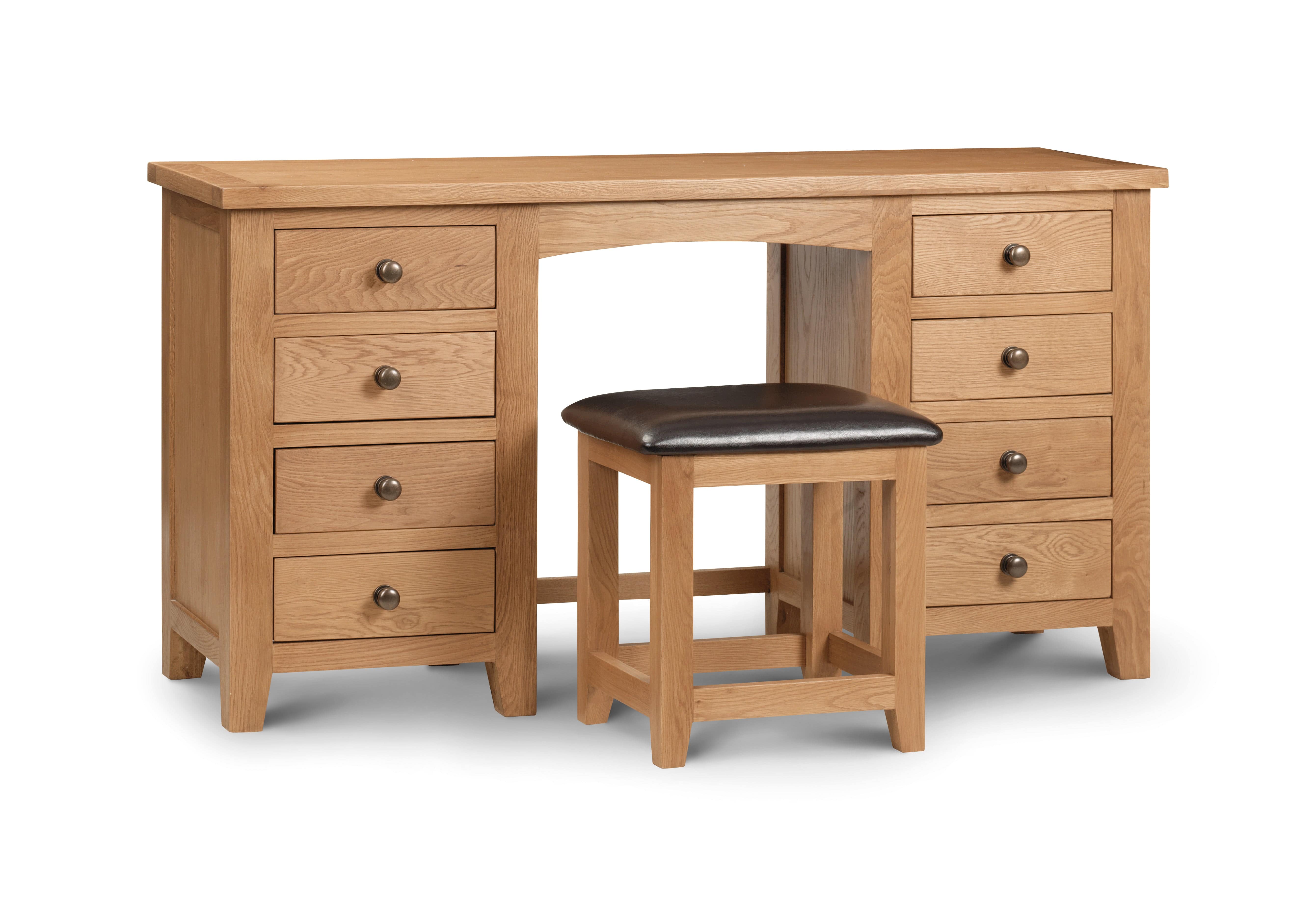 Marlborough Twin Pedestal Dressing Table Ass – Julian Bowen