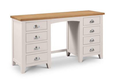 Richmond Twin Pedestal Dressing Table – Julian Bowen, view 2