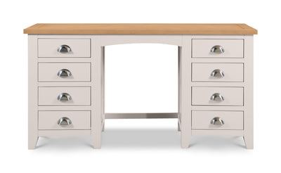 Richmond Twin Pedestal Dressing Table – Julian Bowen, view 3