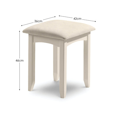 Julian Bowen Dressing Table Stool Cameo Dressing Table Stool Bed Kings