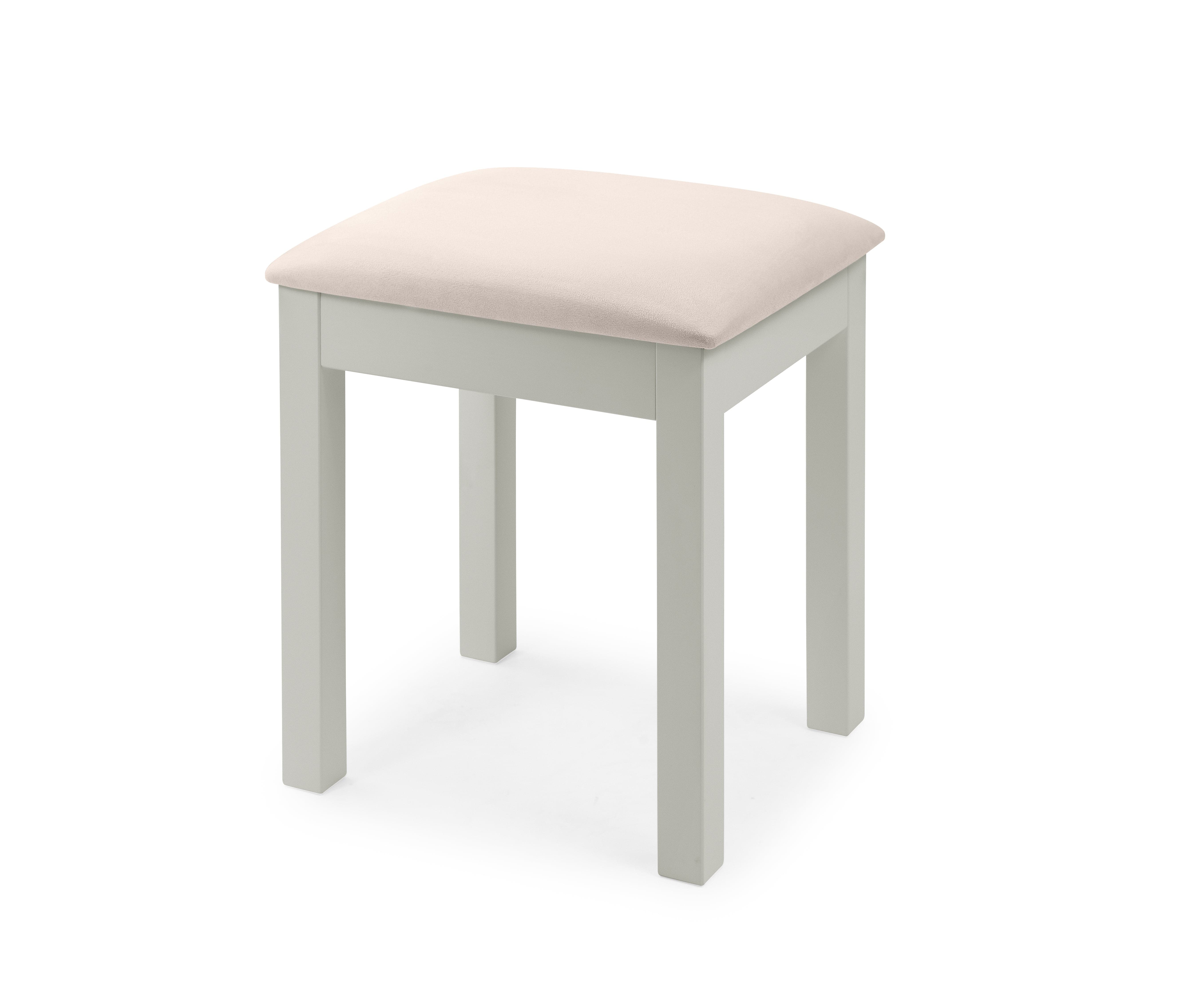 Maine Dressing Stool- Dove Grey – Julian Bowen