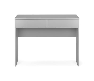 Julian Bowen Dressing Tables Manhattan Dressing Table With 2 Drawers - Grey Bed Kings