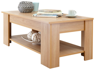 Lift Up Coffee Table – Oak