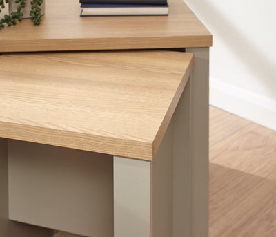 Lancaster Nesting Tables Grey – GFW, view 4
