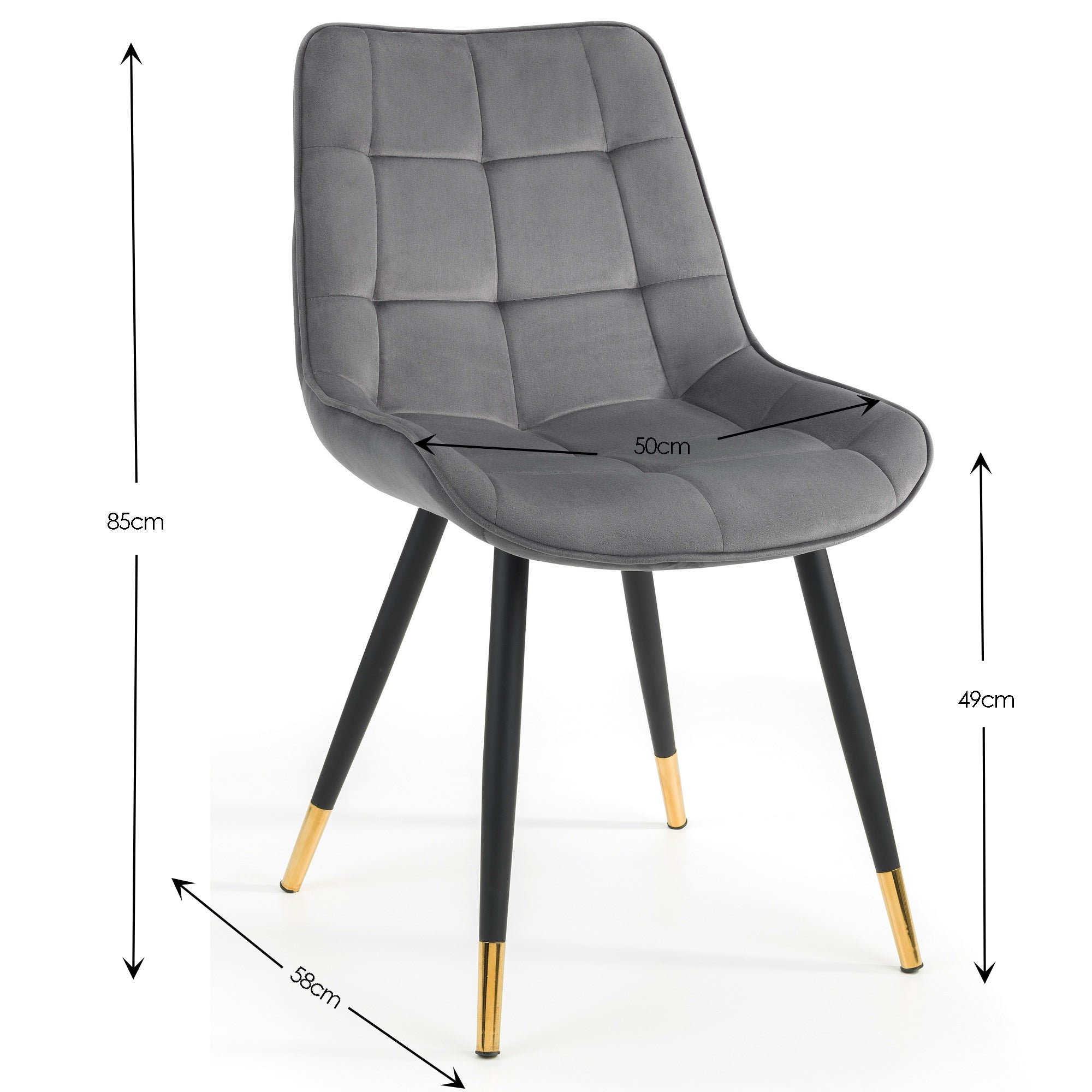 Findlay Rectangular Table and 4 Grey Hadid Chairs