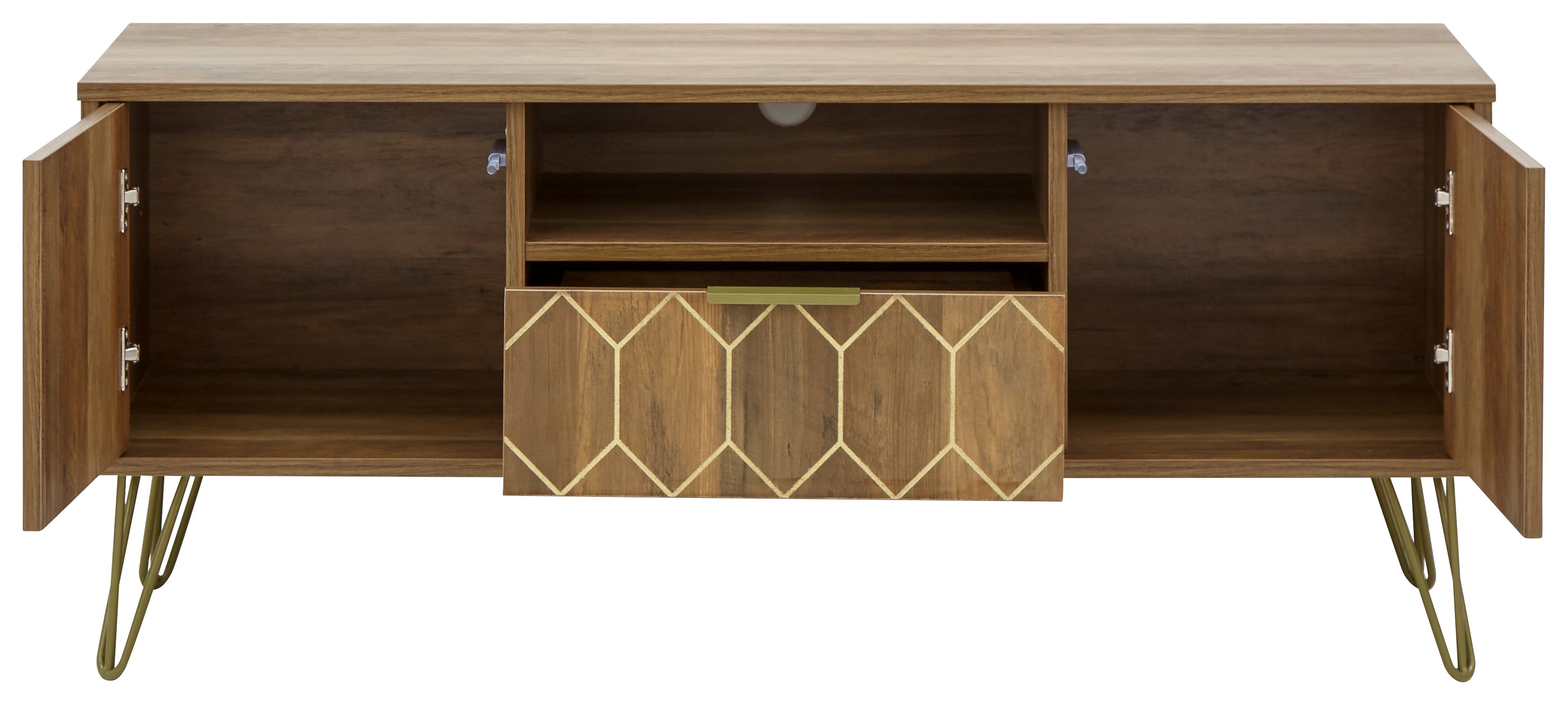 Orleans 1 Drawer TV Stand Mango – GFW, view 10
