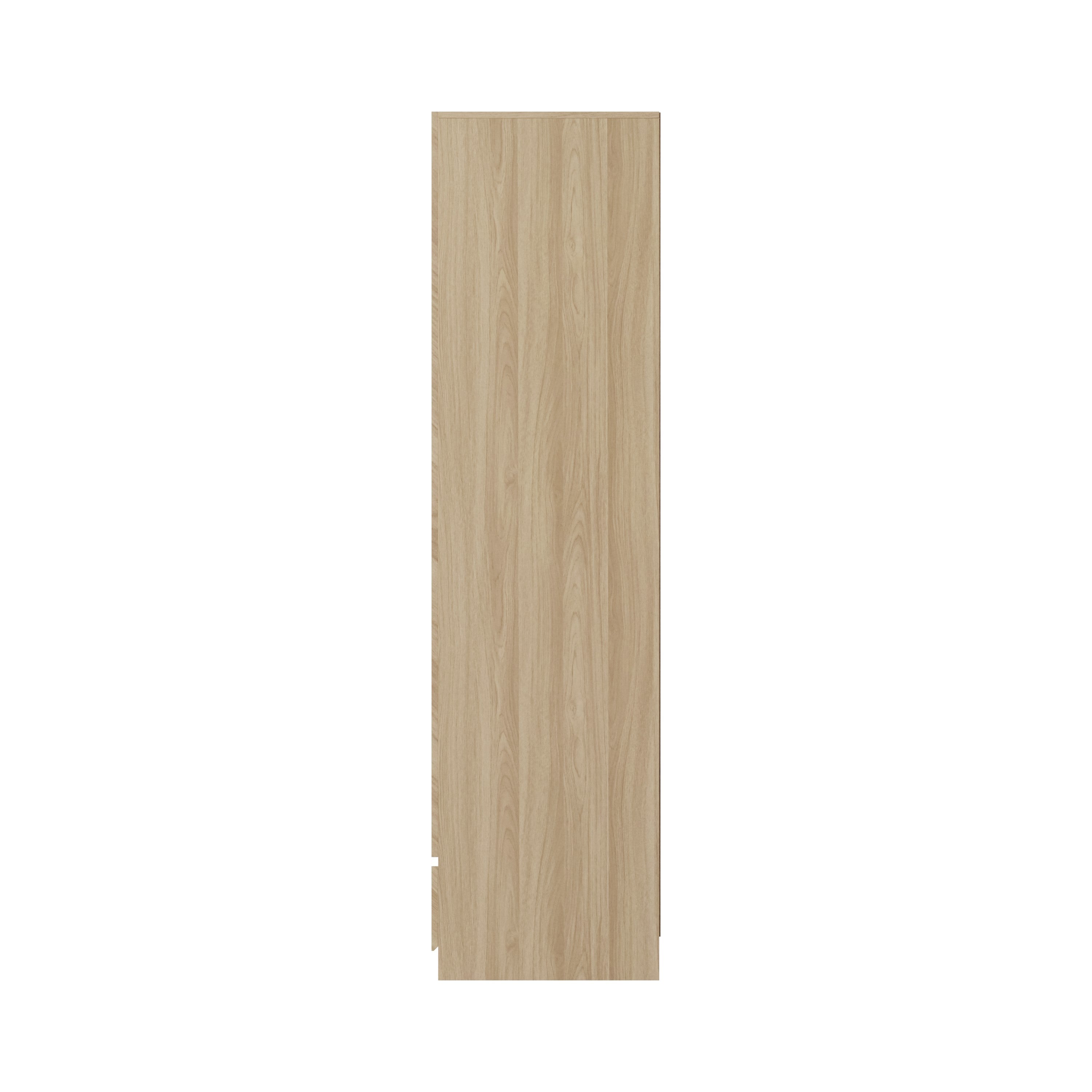 Catania 2 Door 1 Drawer Wardrobe Euro Oak – GFW, view 5