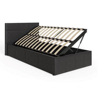 Side Lift Ottoman Bed Black – GFW, view 7