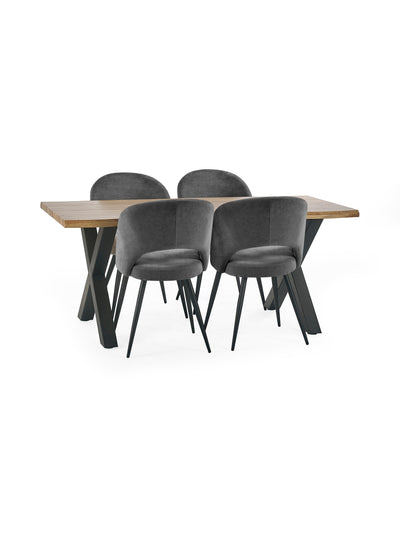 Ella Dining Chairs - Onyx (Set of 2) – Julian Bowen, view 9