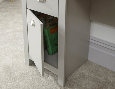 Lancaster Study Desk Grey – GFW, view 9