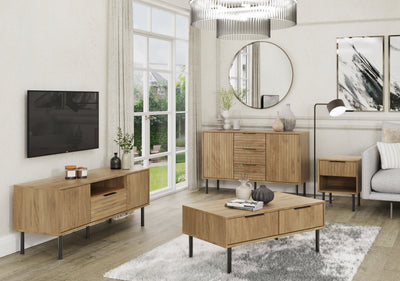 Nervata Sideboard Oak – GFW, view 4