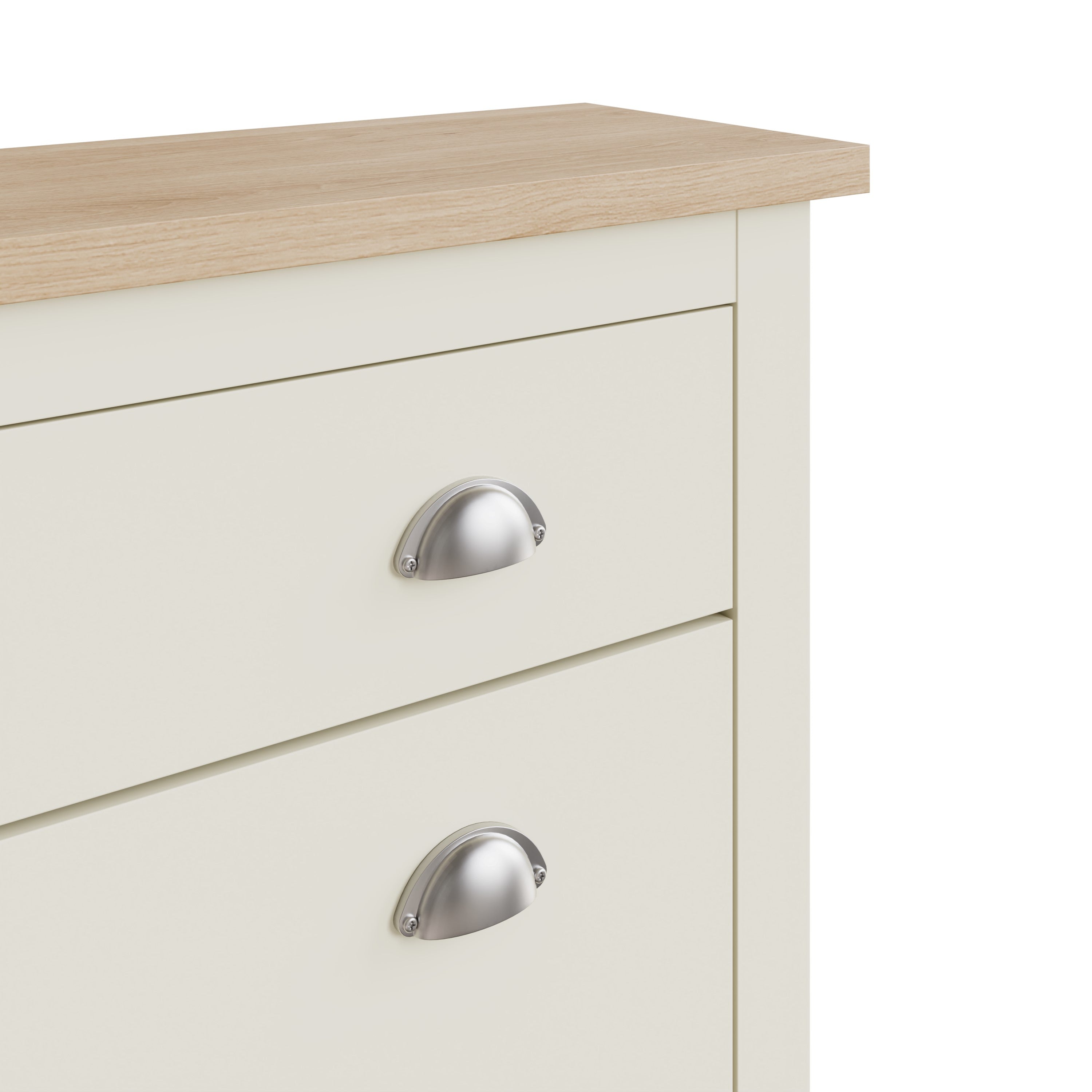 Lancaster 2Dr 1Drw Shoe Cabinet Cream – GFW, view 11