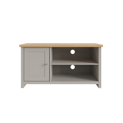 Lancaster Small TV Cabinet Grey – GFW, view 5
