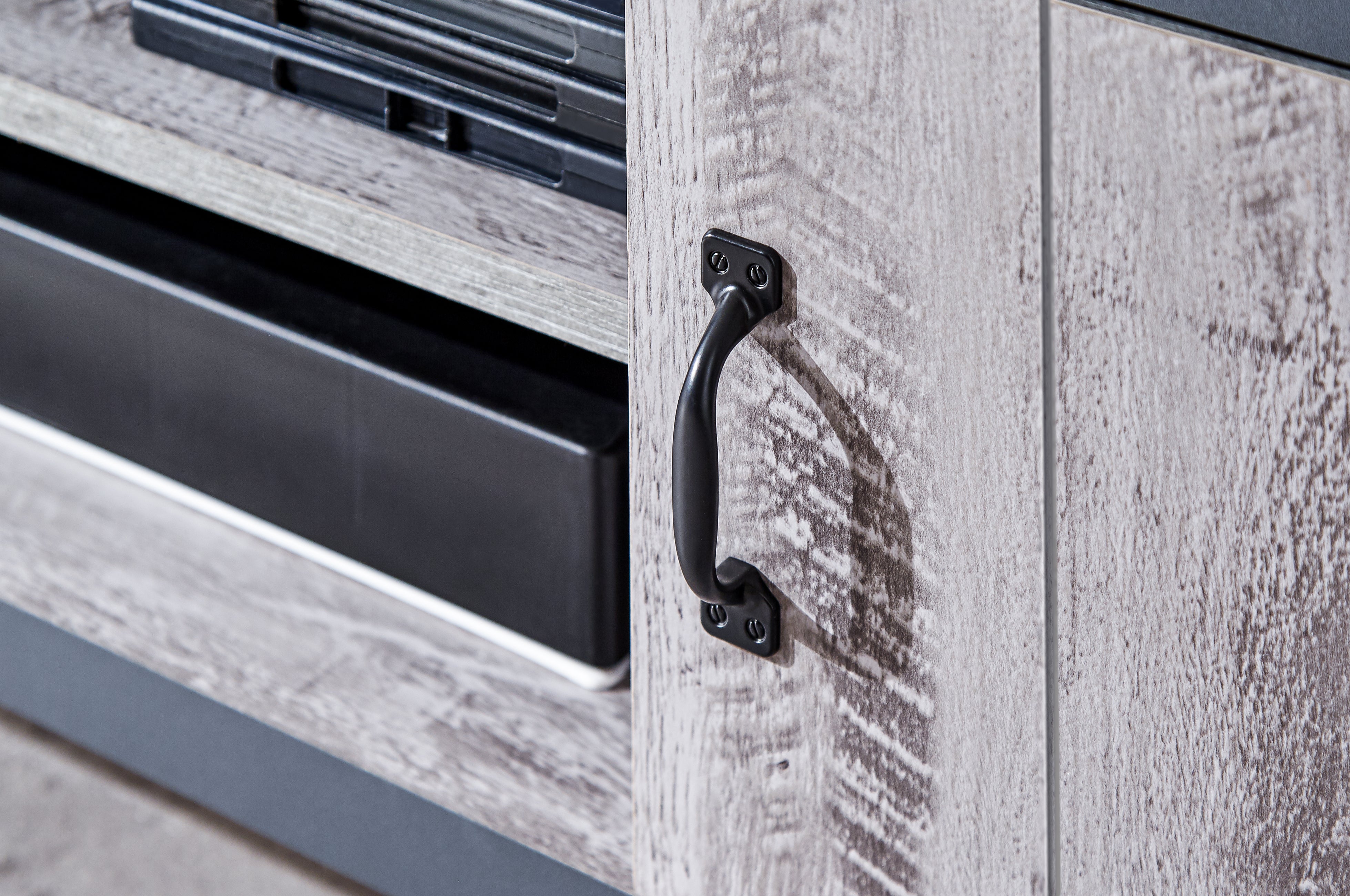 Boston 2 Door TV Unit Grey – GFW, view 8
