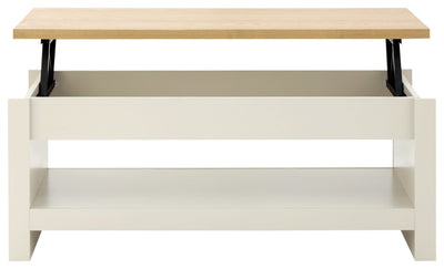 Lancaster Lift Up Coffee Table Cream – GFW, view 8