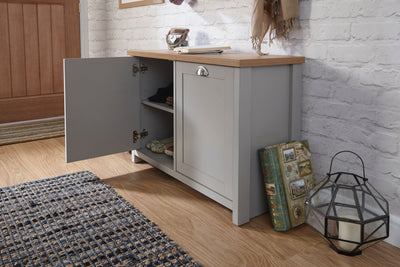 Lancaster Shoe Storage Grey – GFW, view 13