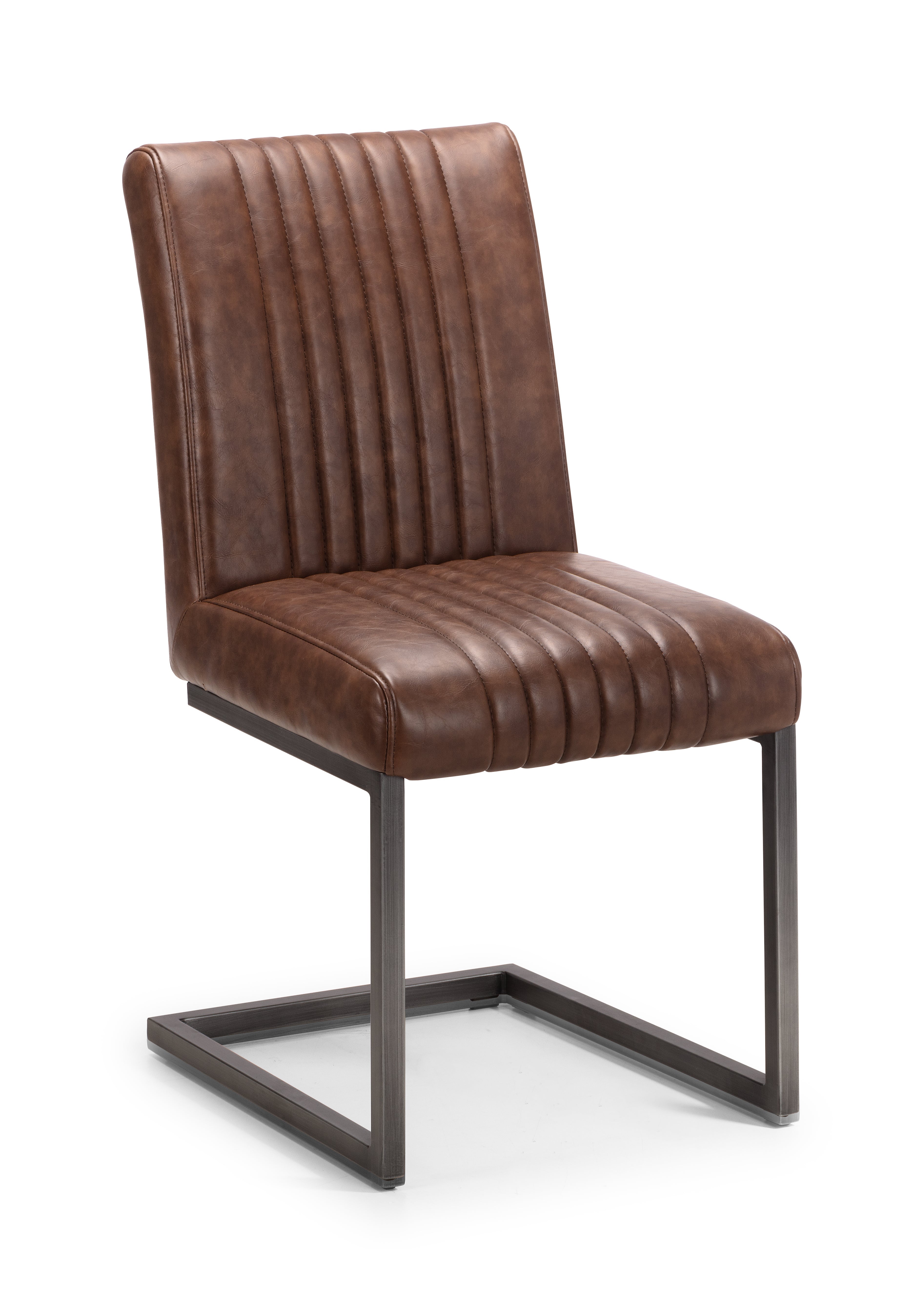 Brooklyn Chairs - Brown (Set of 2) – Julian Bowen