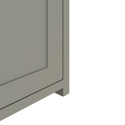 Lancaster 2 Door Shoe Bench Grey – GFW, view 10