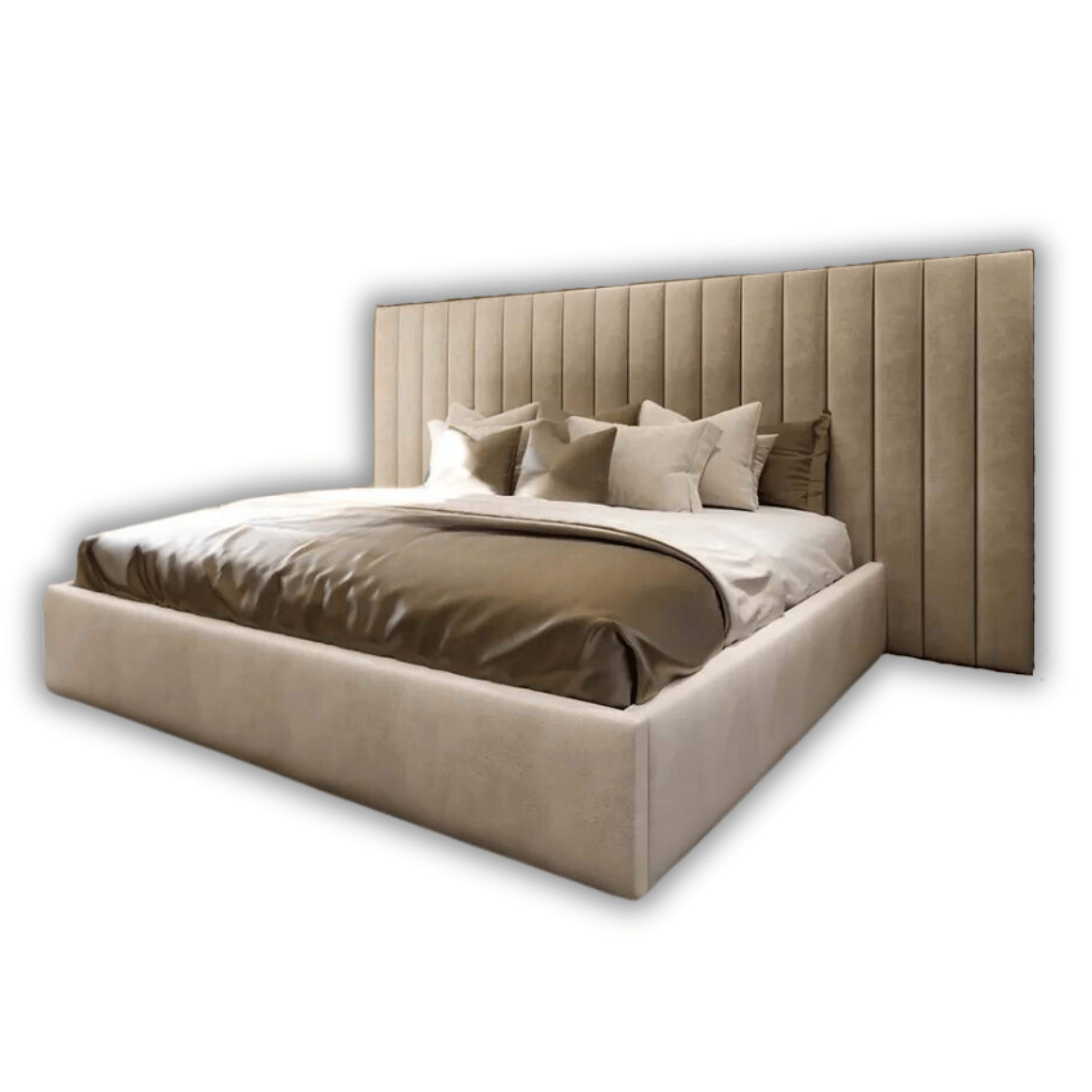 Amberley Luxury Bed With Extra Wide Headboard – Any Bed, view 2