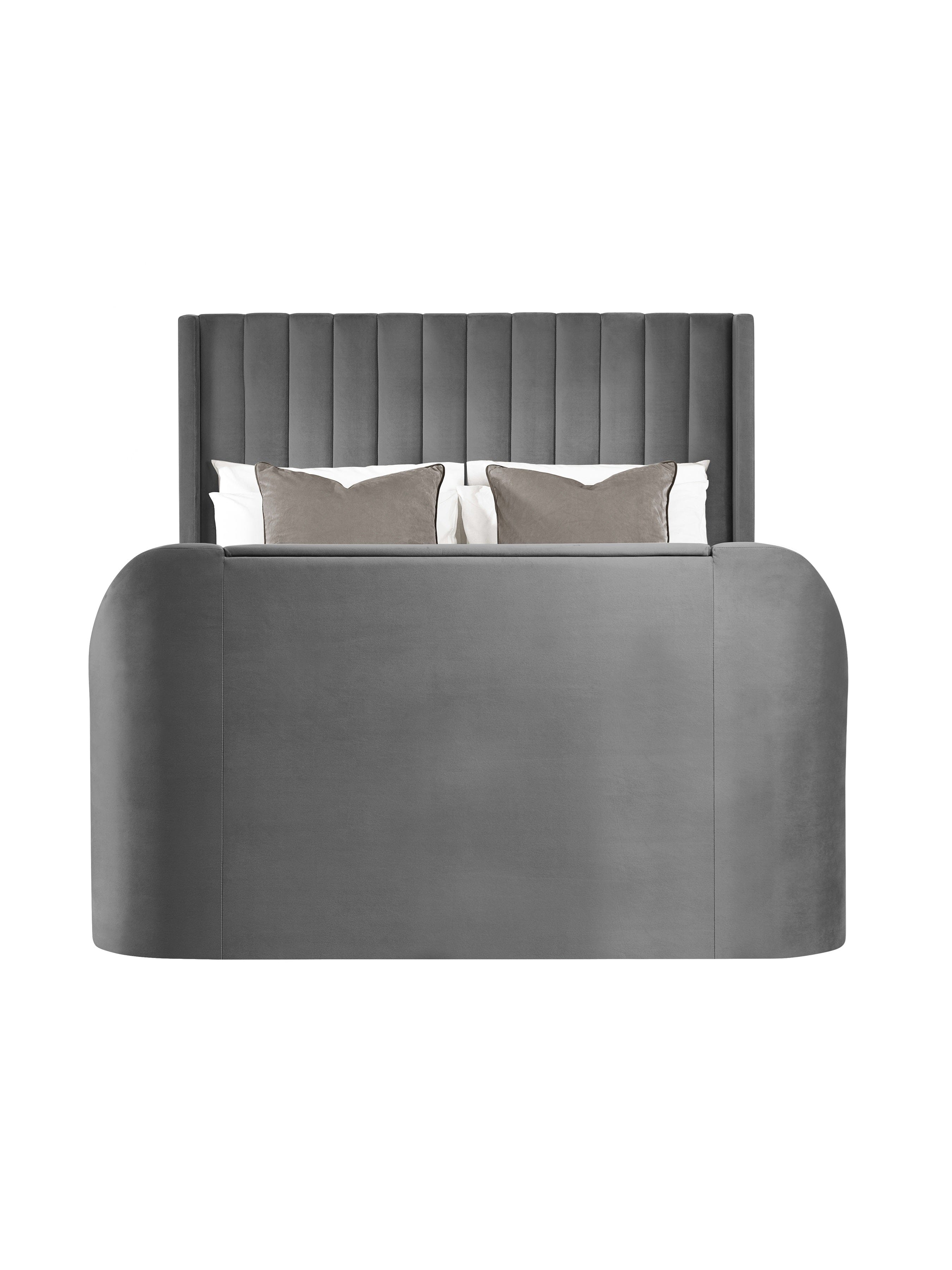 Clara Ottoman TV Bed - Dark Grey – Julian Bowen, view 12