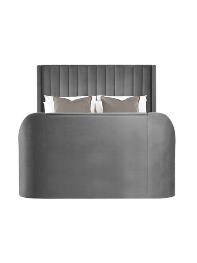 Clara Ottoman TV Bed - Dark Grey – Julian Bowen, view 12