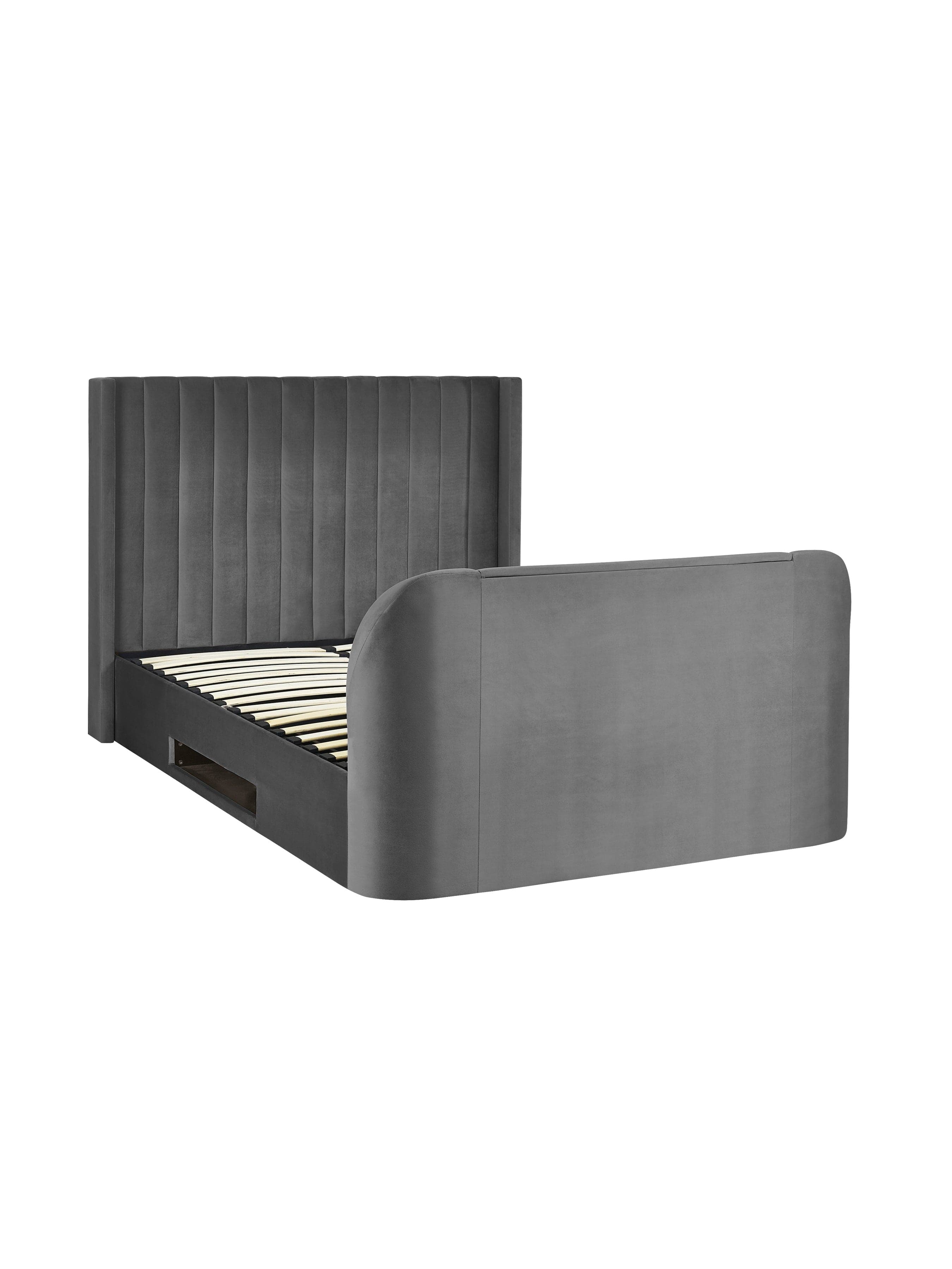 Clara Ottoman TV Bed - Dark Grey – Julian Bowen, view 34