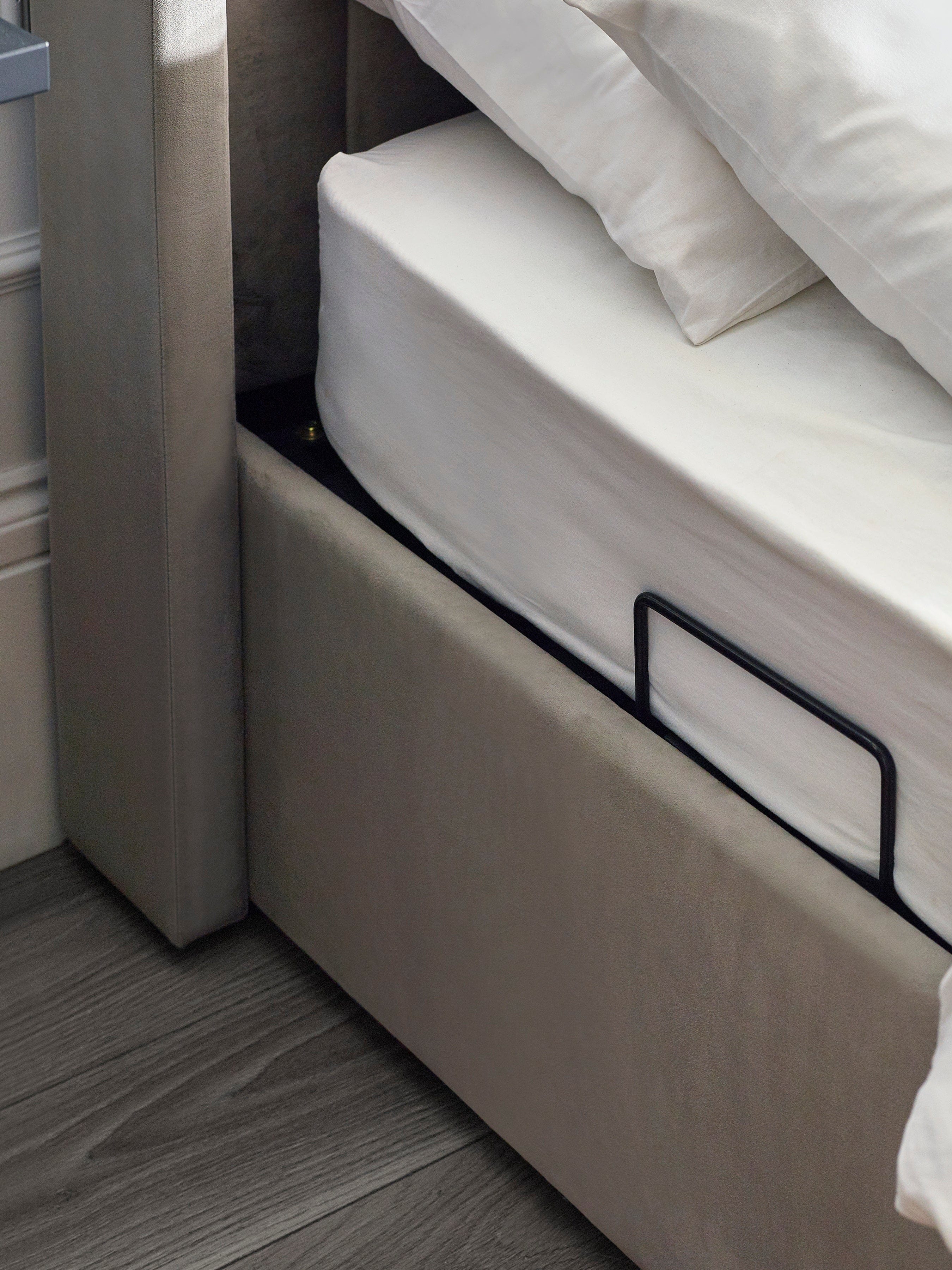 Clara Ottoman TV Bed  - Light Grey – Julian Bowen, view 21