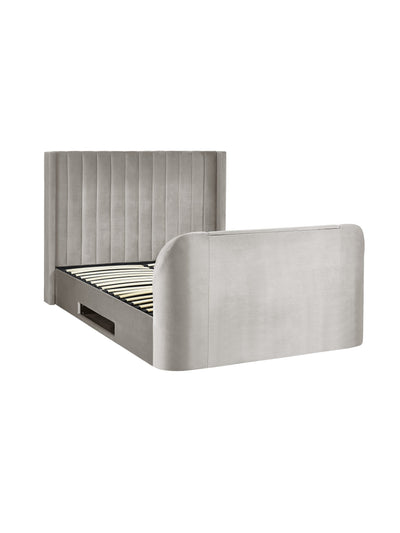 Clara Ottoman TV Bed  - Light Grey – Julian Bowen, view 9