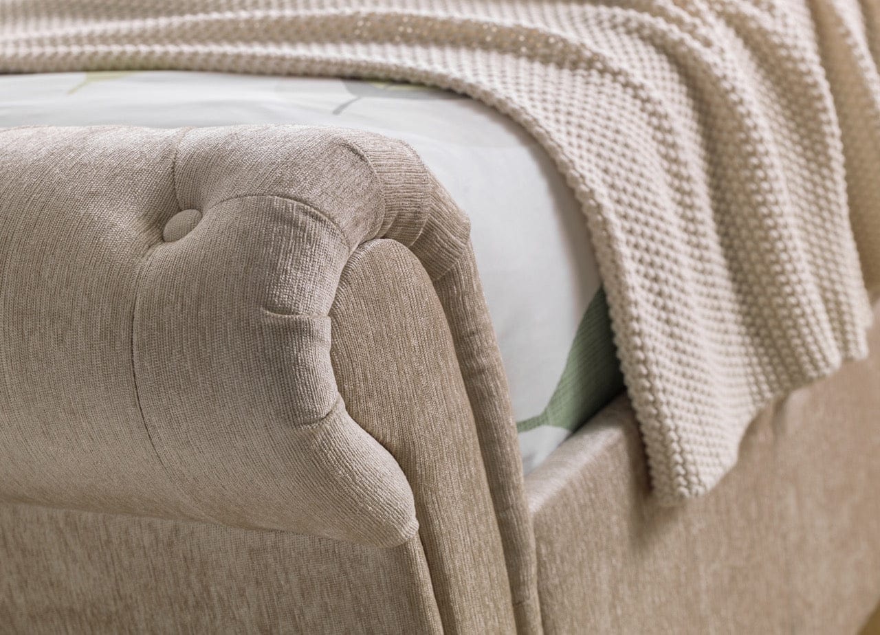 Julian Bowen Fabric Bed Double 135cm 4ft 6in Ravello Bed Bed Kings