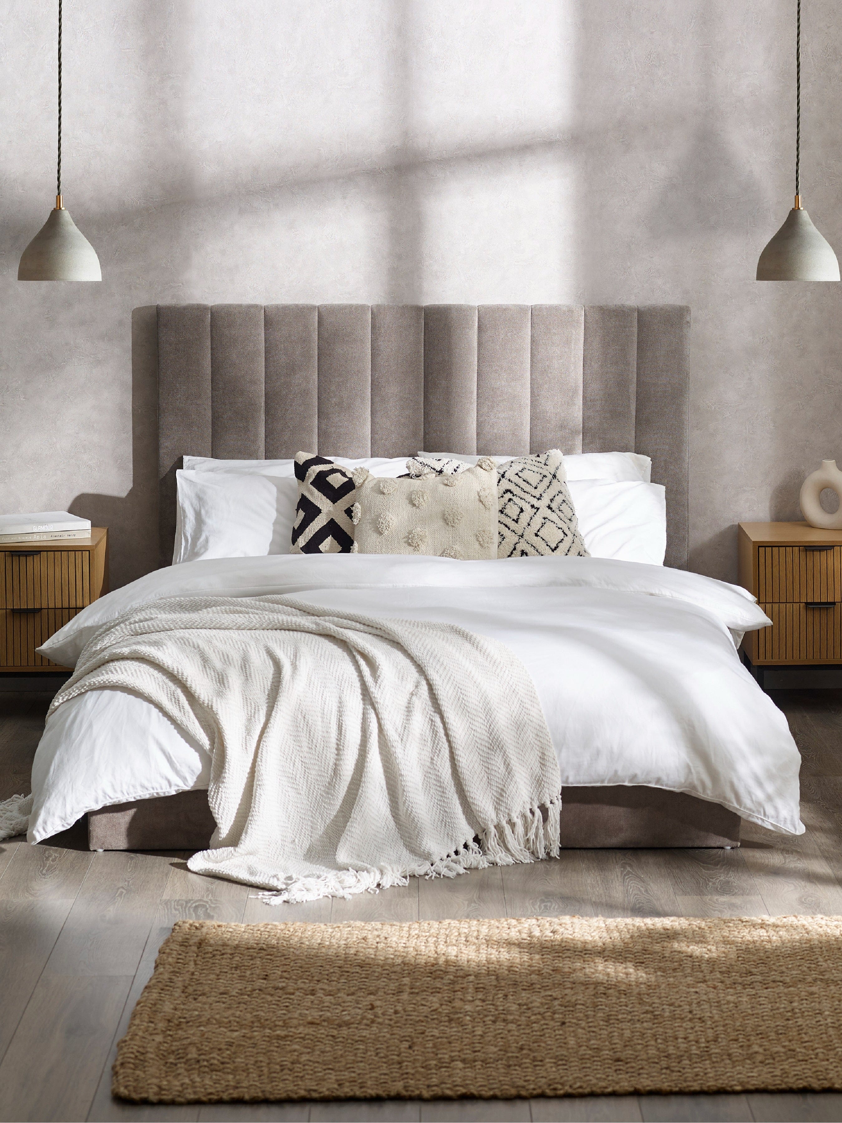 Eloise Bed - Grey – Julian Bowen, view 2