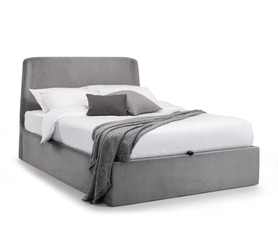 Frida Storage Ottoman Bed - Grey – Julian Bowen