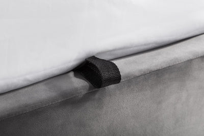 Frida Storage Ottoman Bed - Grey – Julian Bowen, view 9