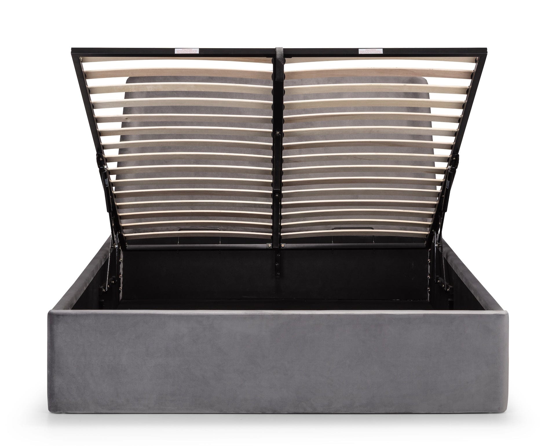 Frida Storage Ottoman Bed - Grey – Julian Bowen, view 6